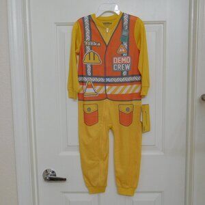 NWT Tonka Demo Crew 1pc Footless Pajamas sz 3t